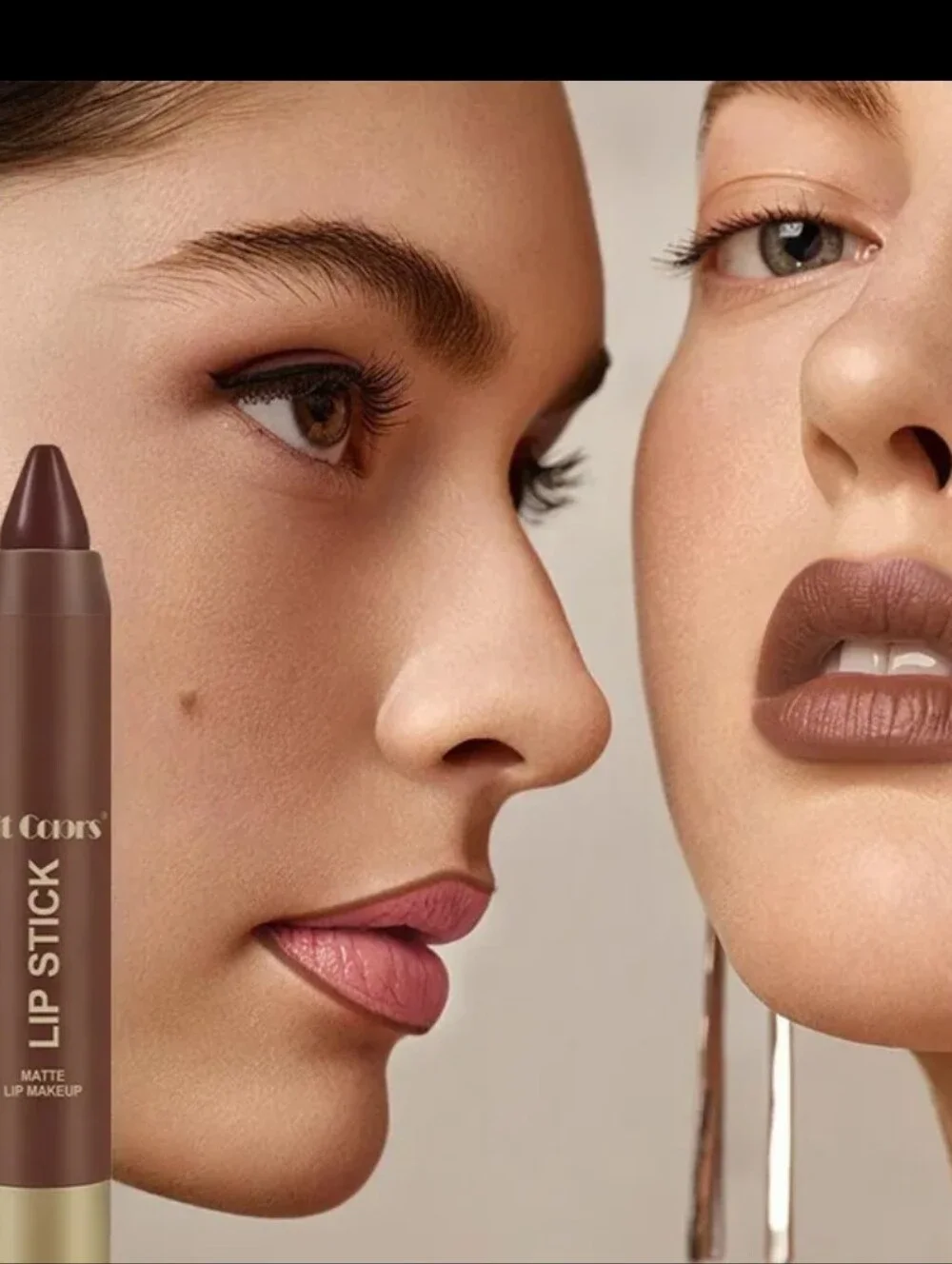Matte Lipstick Stick in Deep Brown (Color 06)-NIB